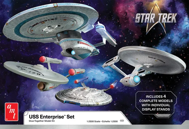 amt-star-trek-enterprise-4-vaisseaux-maquette-1-2500 image 1