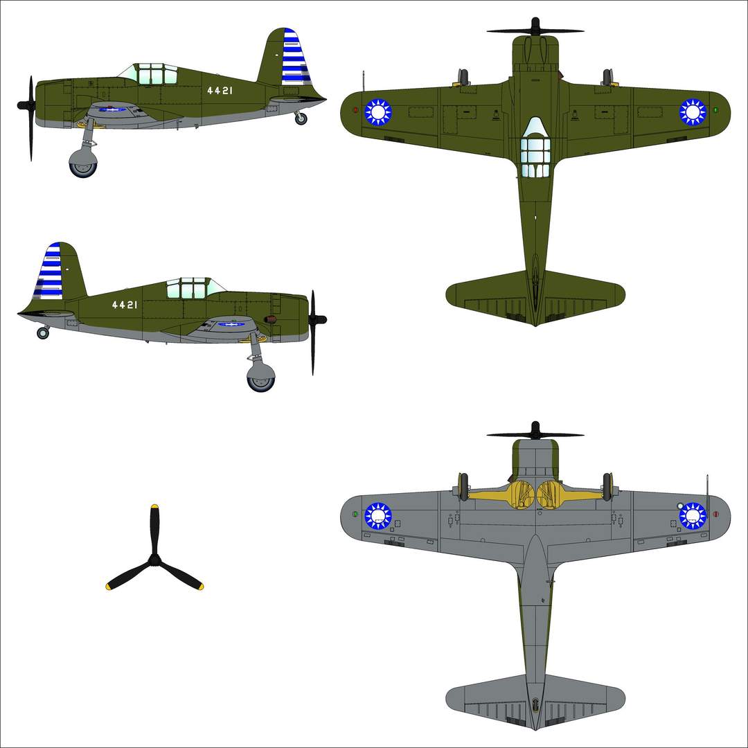 dora-wings-1-72-vultee-p-66-vanguard-maquette-avion-wwii image 7