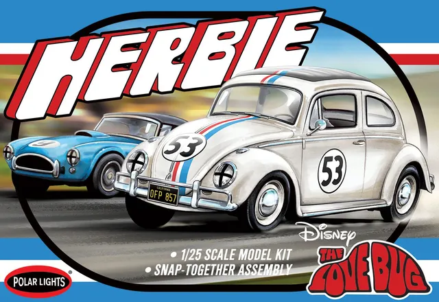 polar-lights-herbie-volkswagen-beetle-maquette-1-25-clipser image 1