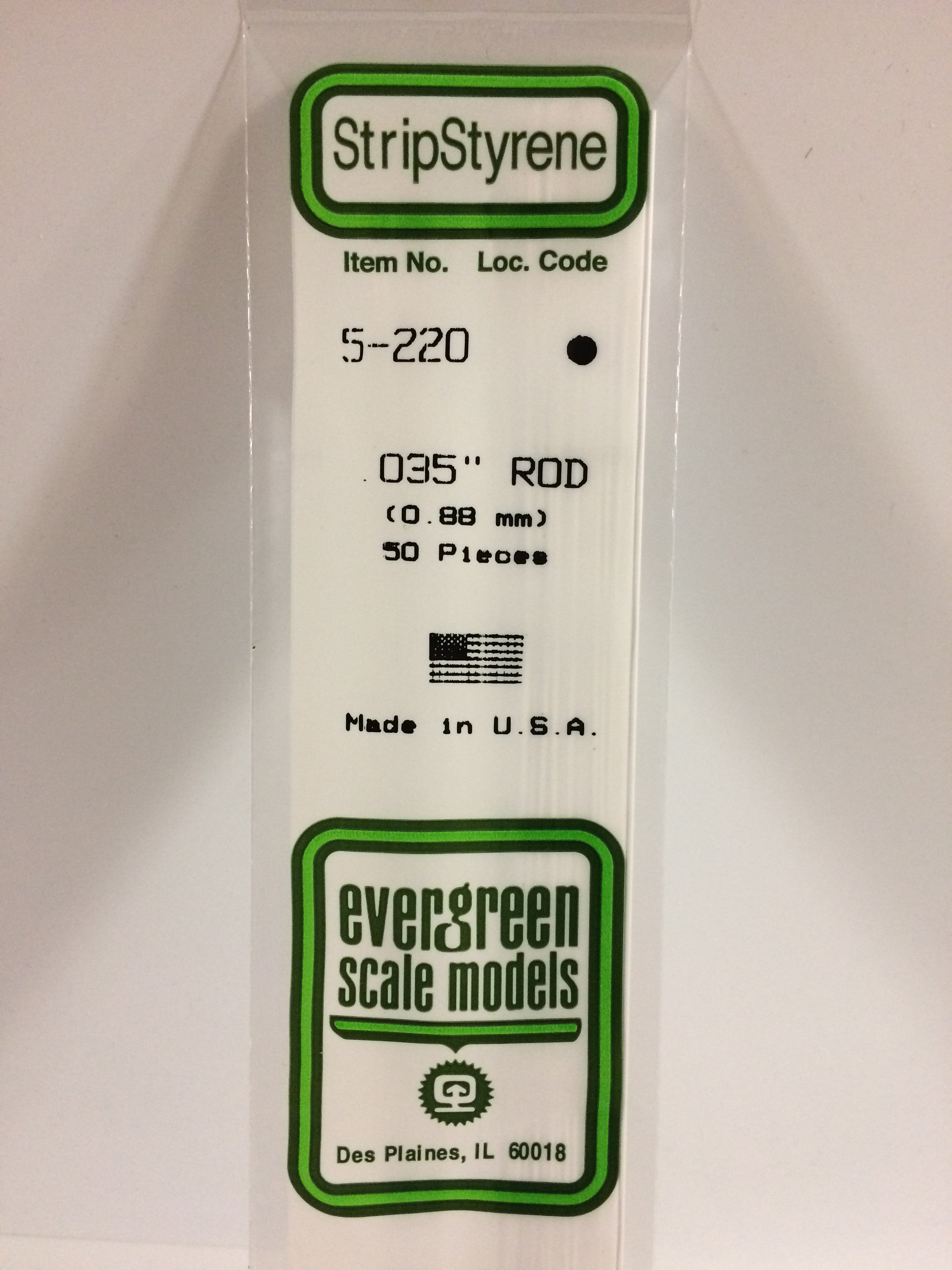 evergreen-rod-220-tige-ronde-blanche-0-88mm-x35cm-10pcs image 2