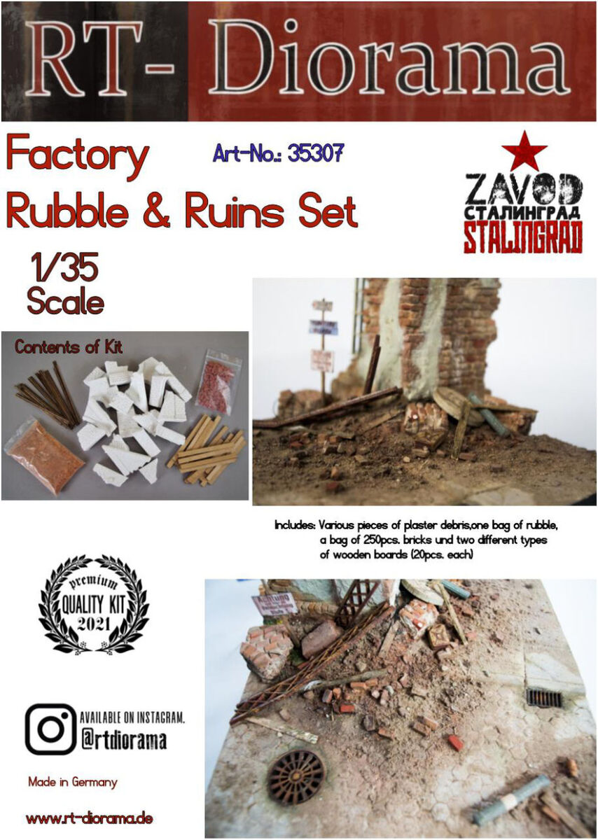 rt-diorama-35307-factory-rubble-d-cor-ruines-1-35 image 1