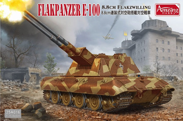 amusing-hobby-35a016-flakpanzer-e-100-1-35-maquette-char-dca image 1