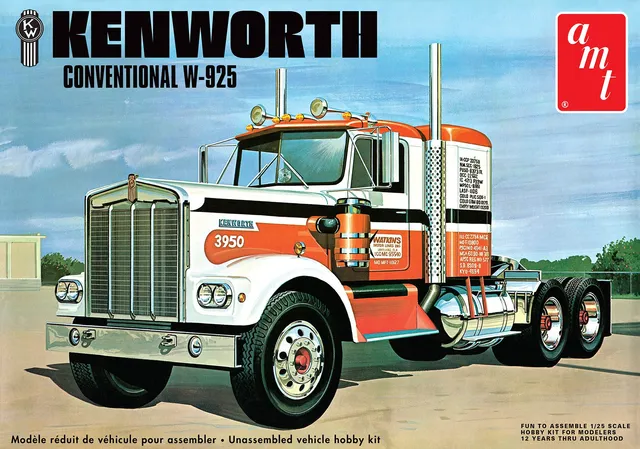 amt-kenworth-w925-conventional-maquette-camion-1-25-vintage image 1