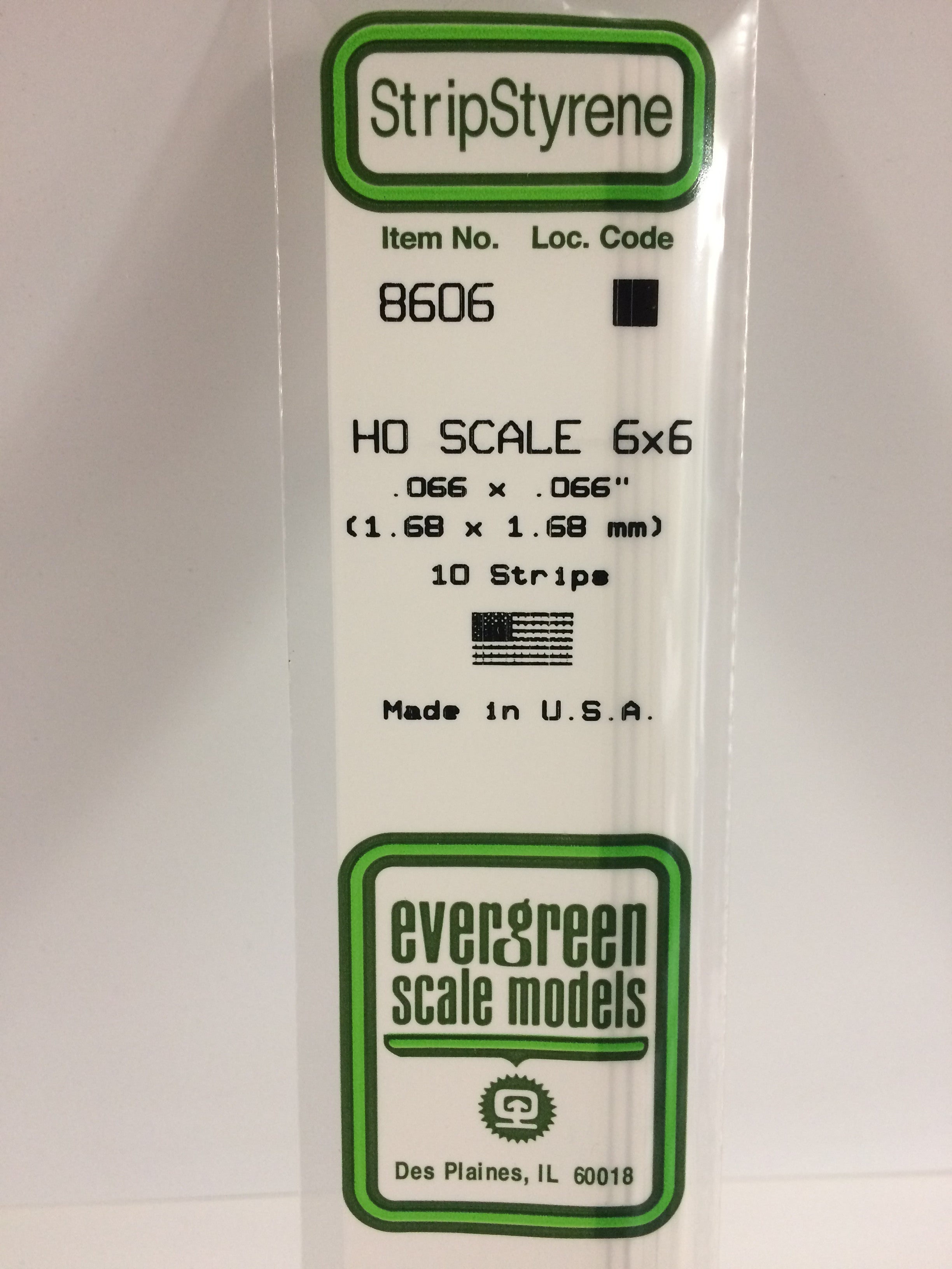 evergreen-strips-8606-baguette-polystyr-ne-ho-1-7mm-10-pi-ces image 1