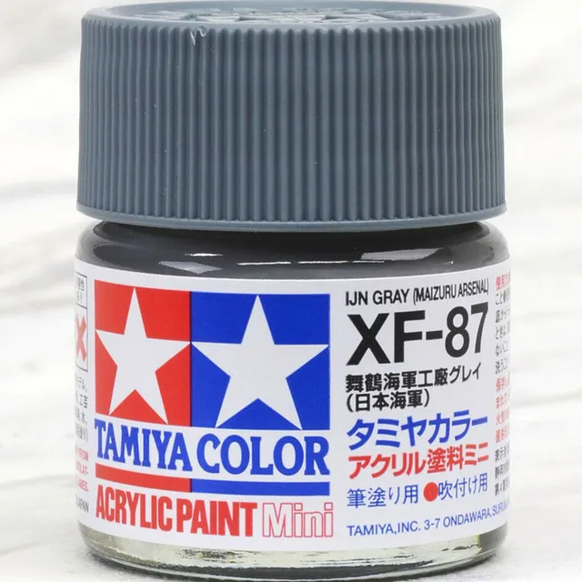 tamiya-81787-xf87-ijn-gris-peinture-acrylique-10ml-mate image 1