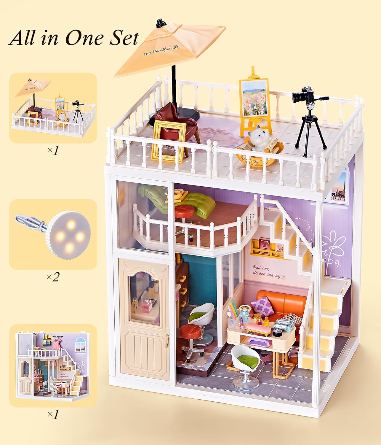 fairy-care-fc-dbs8014-dreamy-bay-maison-miniature-salon-beaut image 5