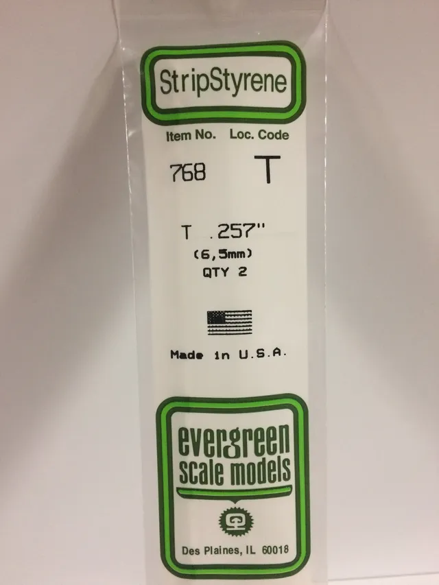 evergreen-shapes-768-profil-en-t-blanc-6-5-mm-2-pi-ces image 1