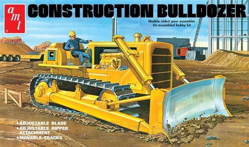 amt-construction-bulldozer-maquette-engin-1-25-jaune image 1