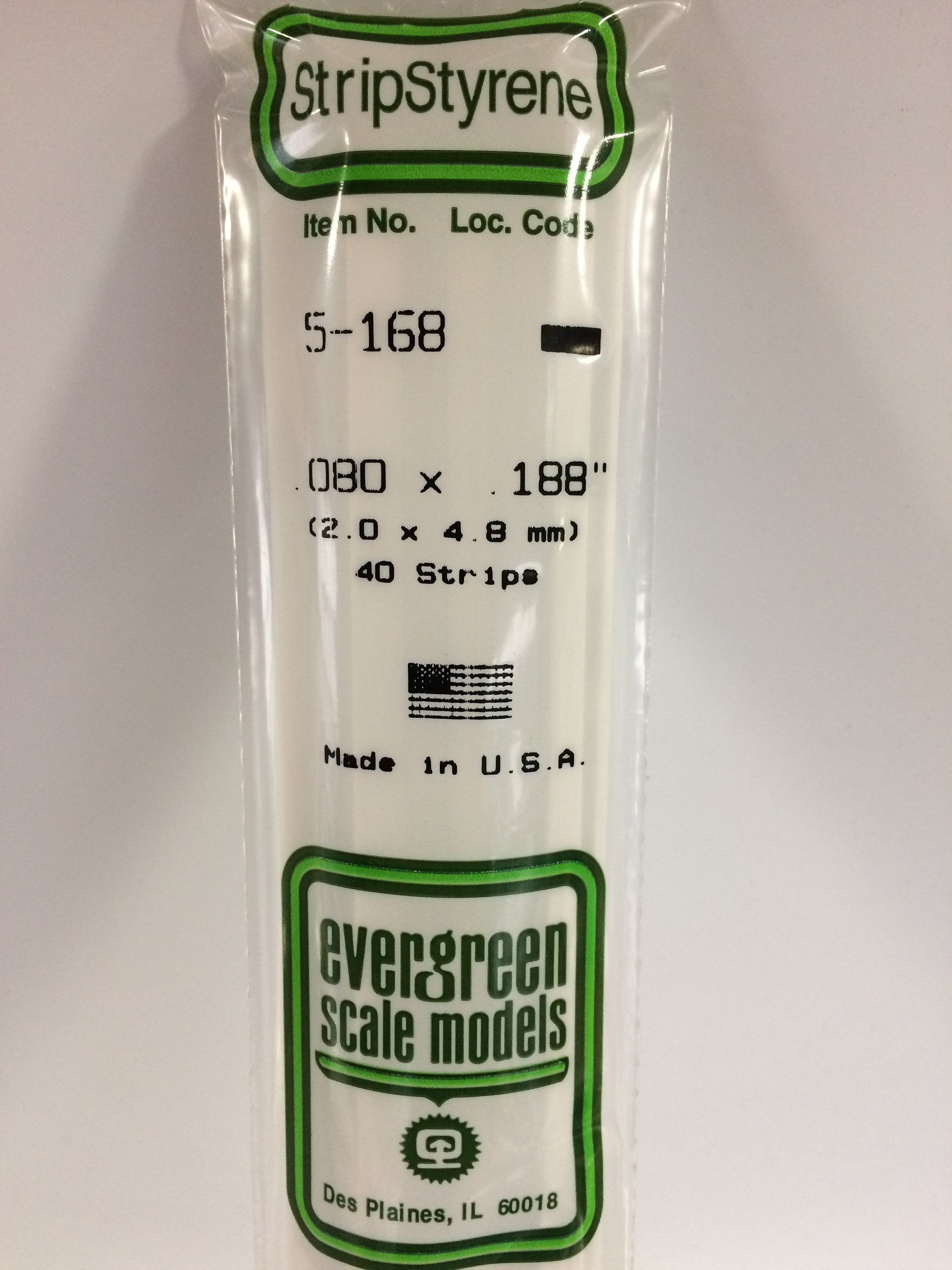 evergreen-strips-168-profil-blanc-2x4-8-mm-8-pi-ces-35cm image 2