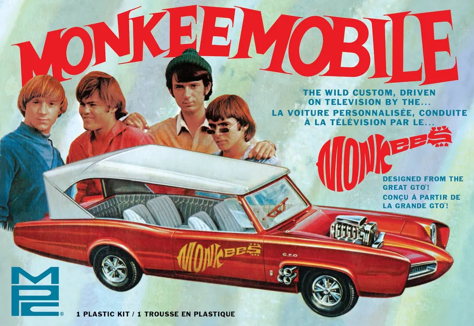 mpc-monkeemobile-tv-car-gto-kit-maquette-voiture-1-25-81-pi-ces image 1