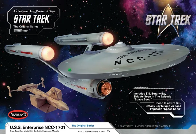polar-lights-star-trek-enterprise-ncc-1701-maquette-1-1000-grise image 1