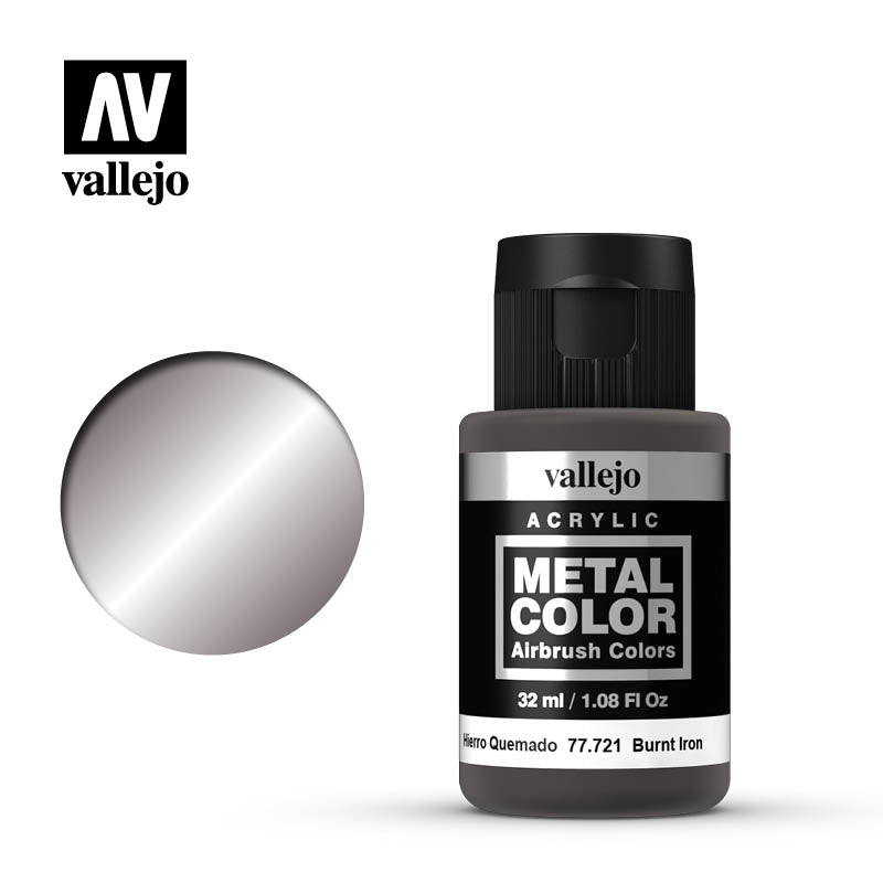 vallejo-metal-color-77-721-peinture-maquette-burnt-iron-32-ml image 1