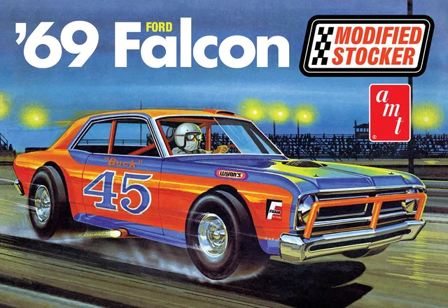 amt-1969-ford-falcon-modified-stocker-kit-maquette-1-25 image 1