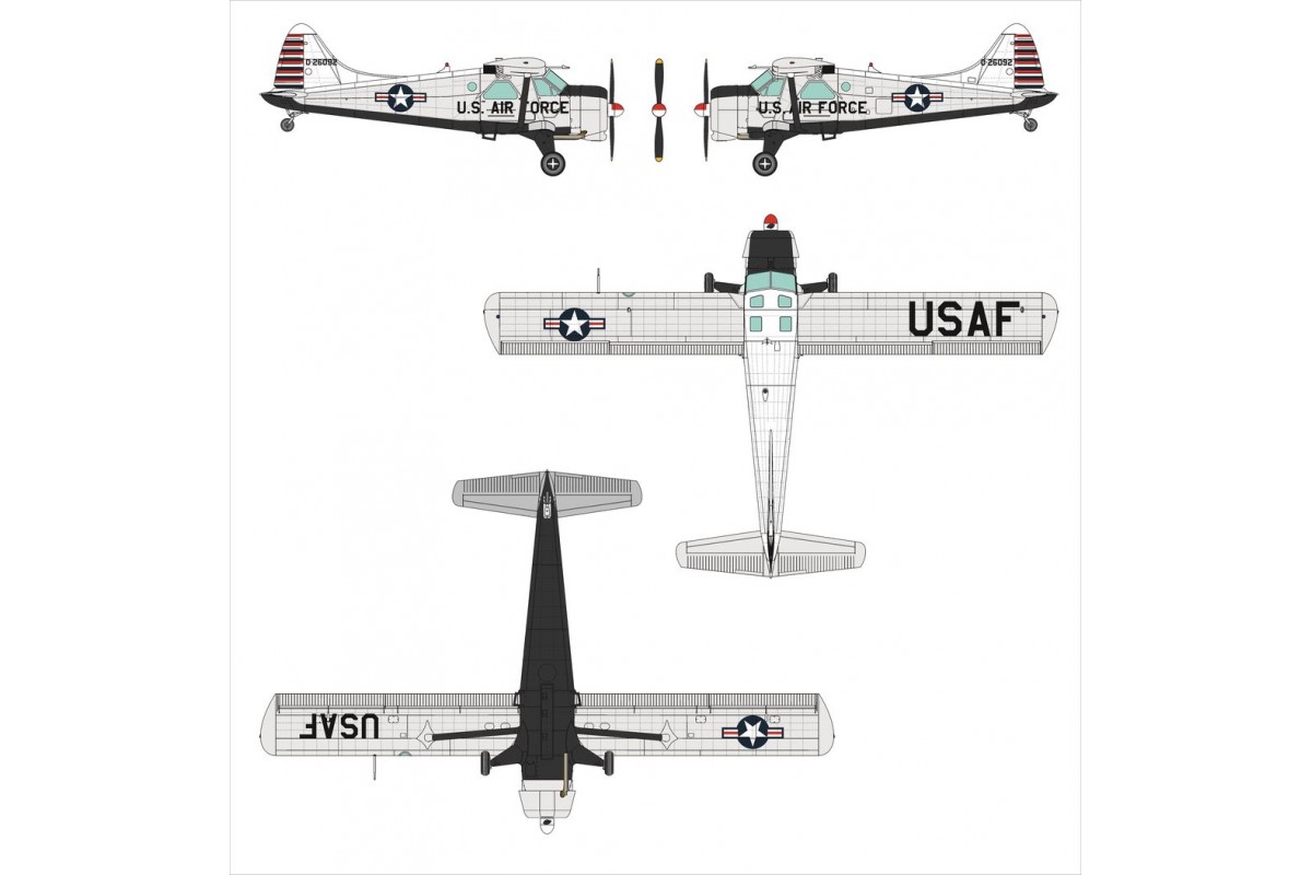 dora-wings-l-20a-u-6a-beaver-maquette-avion-1-48-militaire image 8
