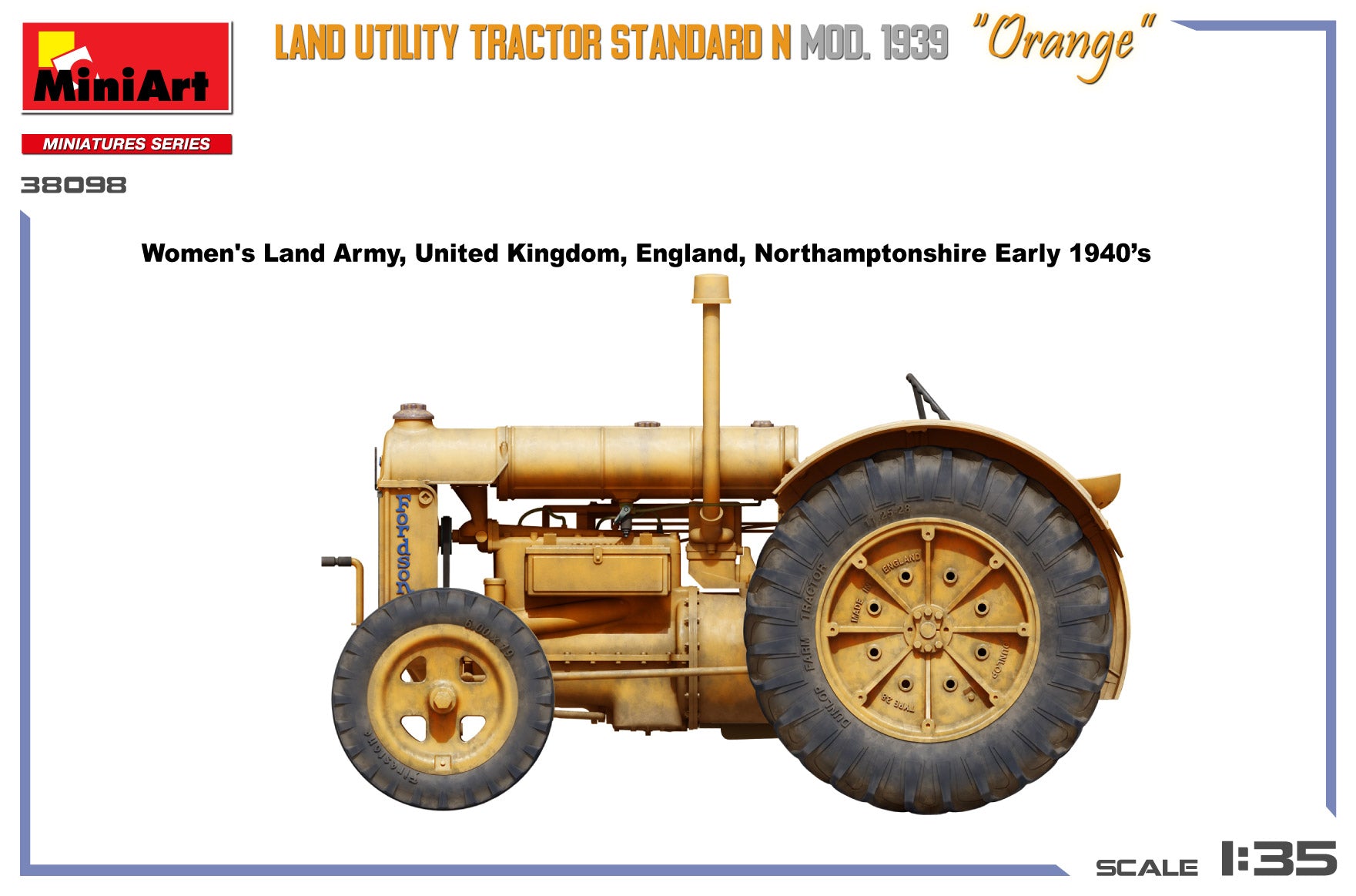 miniart-38098-tracteur-standard-n-orange-1939-maquette-1-35 image 5