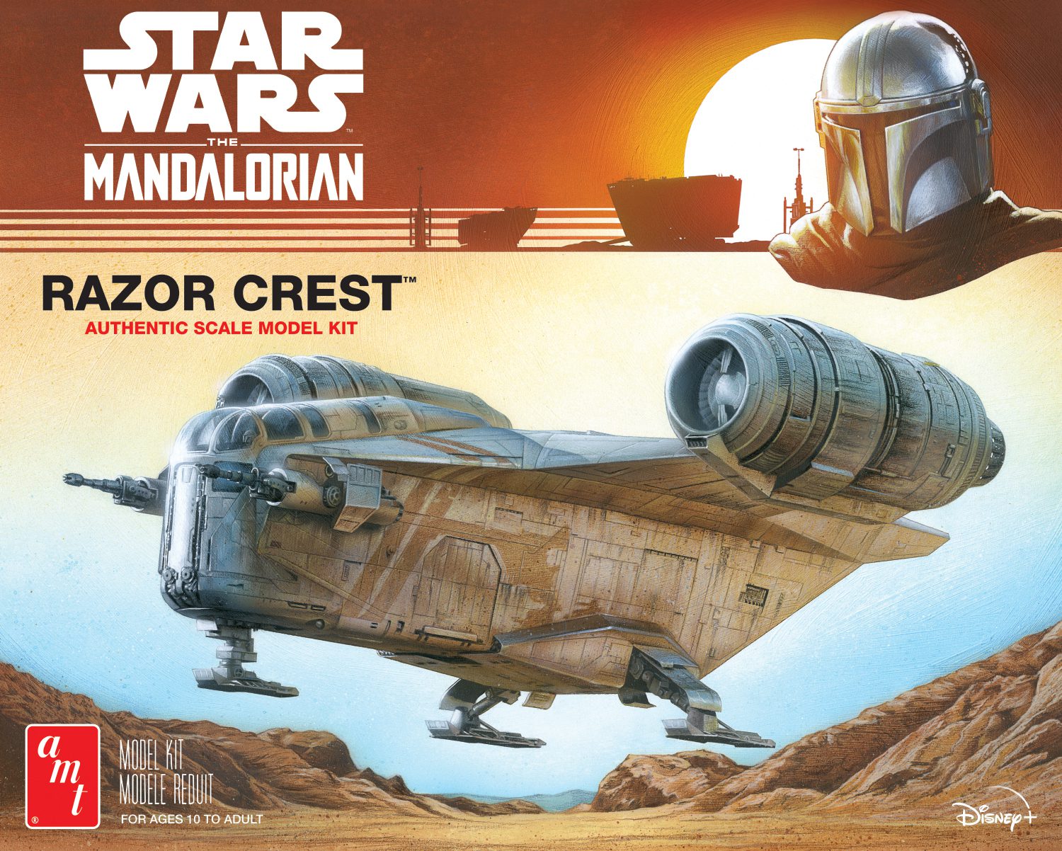 amt-razor-crest-mandalorian-maquette-vaisseau-1-72 image 1