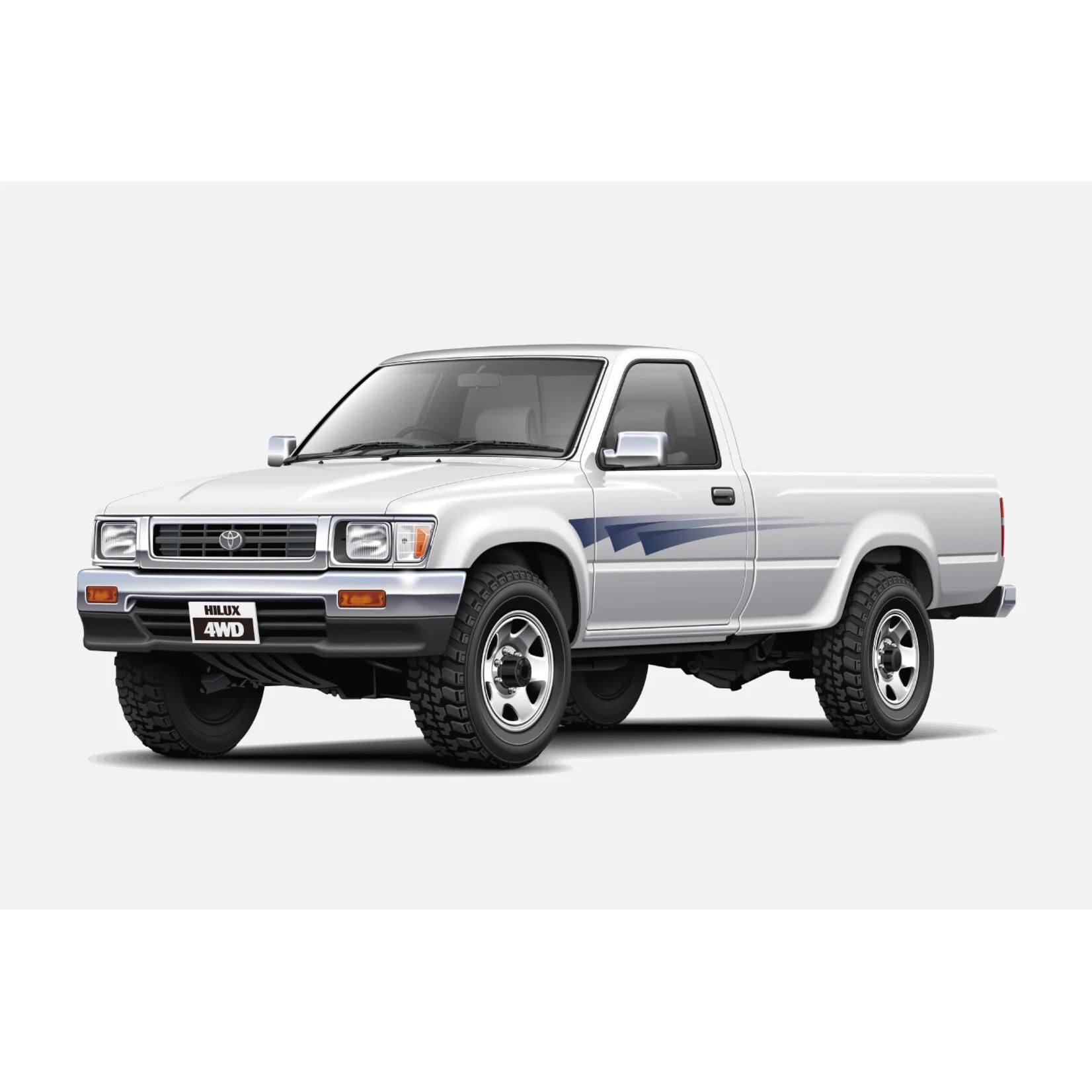 aoshima-06949-ln106-hilux-street-maquette-pickup-1-24 image 1