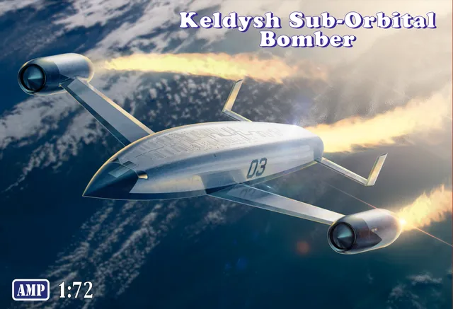amp-72019-keldysh-maquette-avion-bombardier-suborbital-1-72 image 1