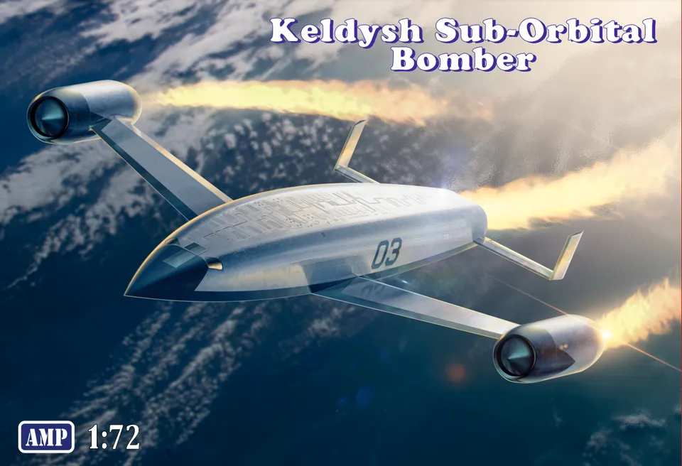 amp-72019-keldysh-maquette-avion-bombardier-suborbital-1-72 image 1