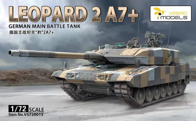 vespid-720015-maquette-char-leopard-2-a7-1-72 image 1