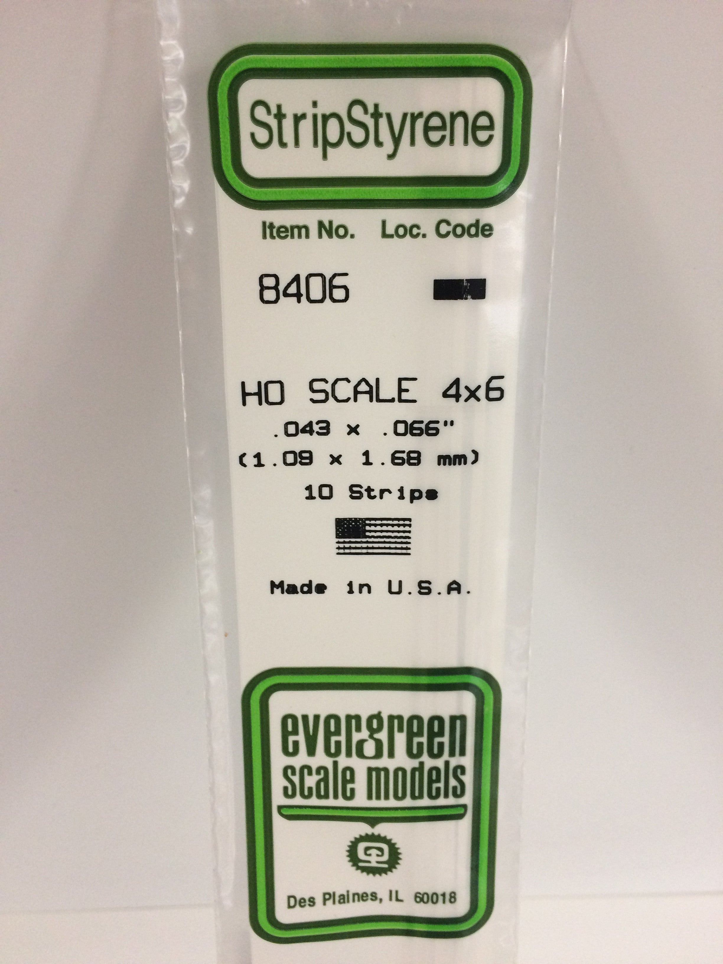 evergreen-strips-8406-baguette-blanche-ho-1-1x1-7-mm-lot-de-10 image 1
