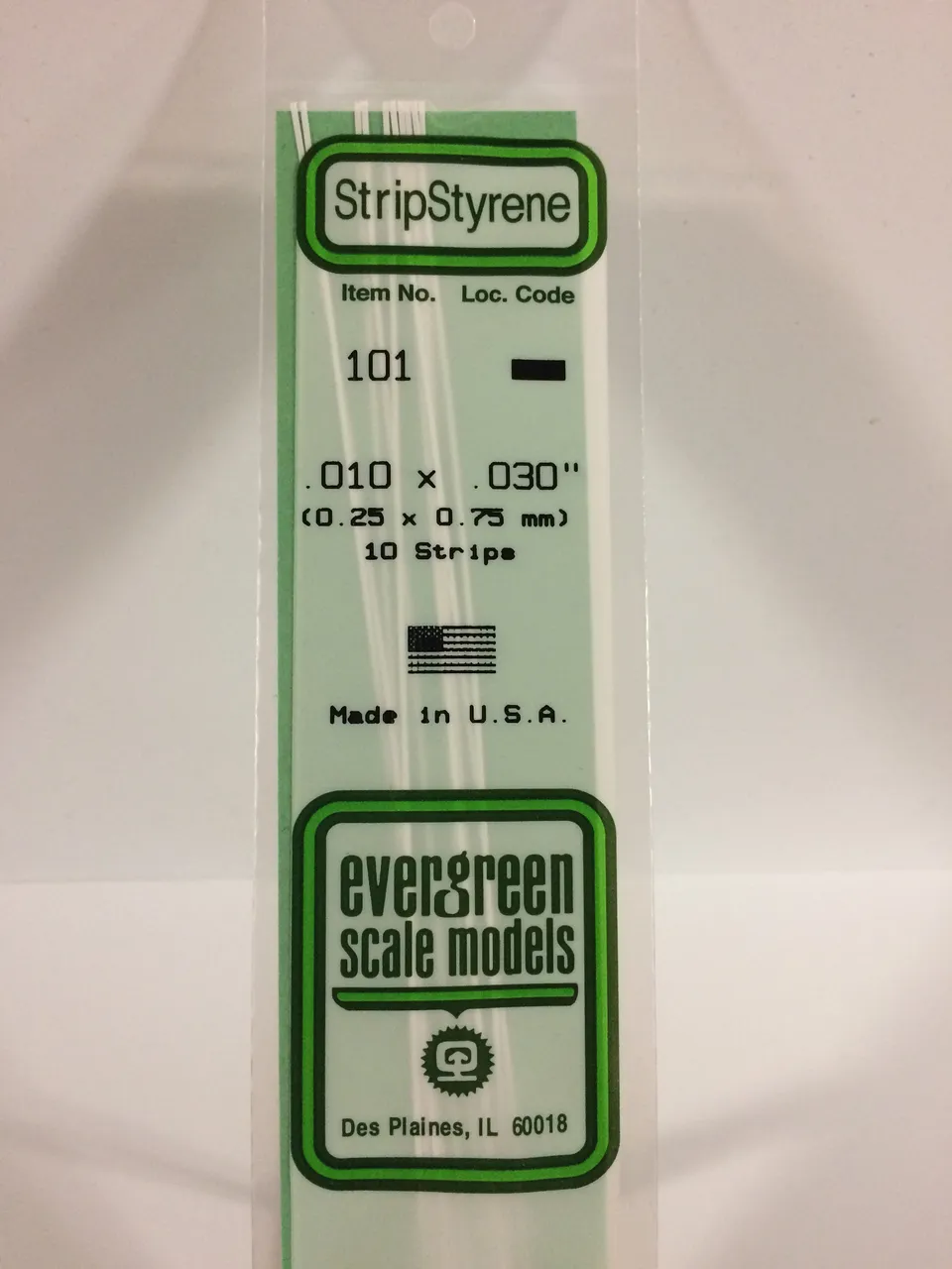 evergreen-strips-101-baguette-fine-blanche-0-25x0-75-mm image 1