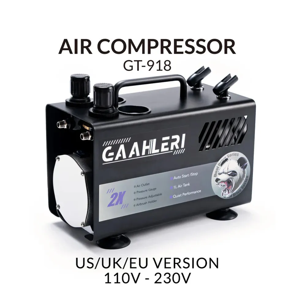 gaahleri-gt-918-dual-drive-compresseur-a-rographe-double-sortie-silencieuse image 1
