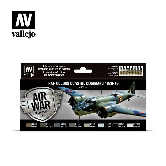 vallejo-model-air-71-148-raf-coastal-command-coffret-peinture-8x17ml image 1