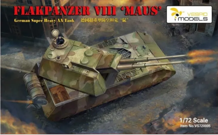 vespid-720005-maquette-char-flakpanzer-viii-maus-1-72 image 1