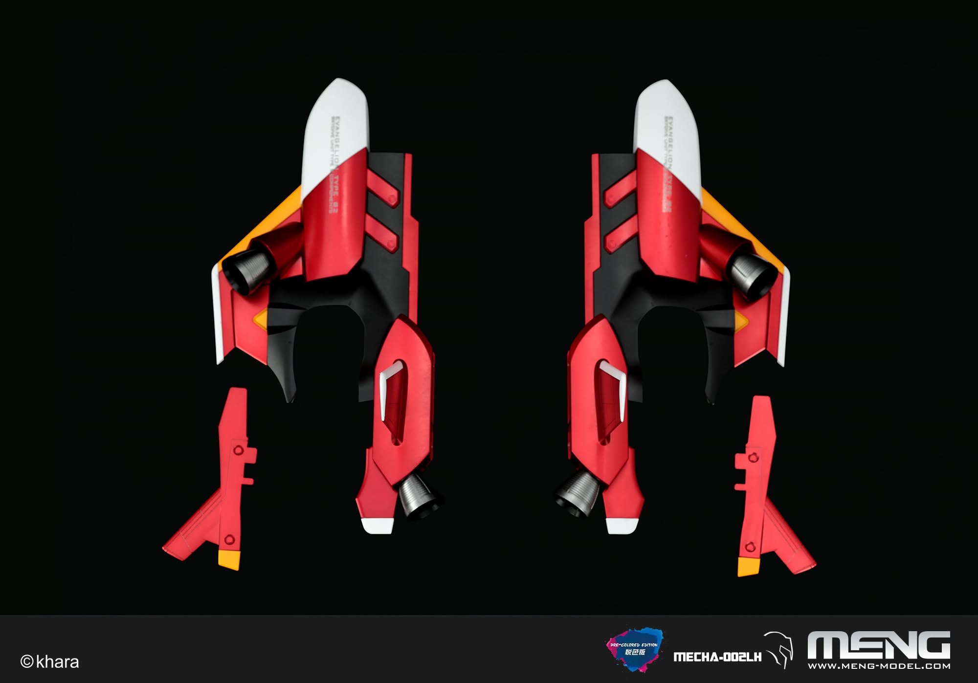 meng-mecha-002lh-evangelion-eva-02-maquette-rouge-radiant-pr-peinte image 3