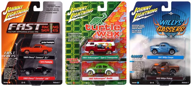 johnny-lightning-themed-2025-miniature-voiture-1-64-coffret-2 image 1