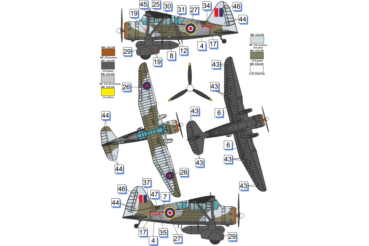 dora-wings-lysander-mk-iii-sd-maquette-avion-1-72-dw72023 image 2