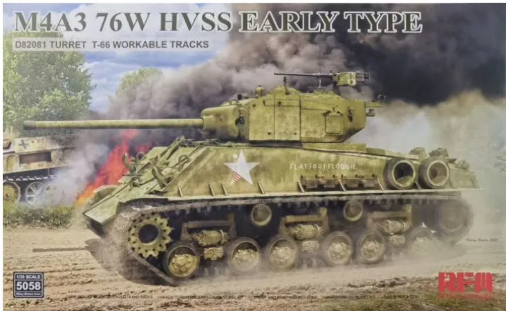 rye-field-5058-m4a3-sherman-chenilles-t-66-maquette-1-35 image 1