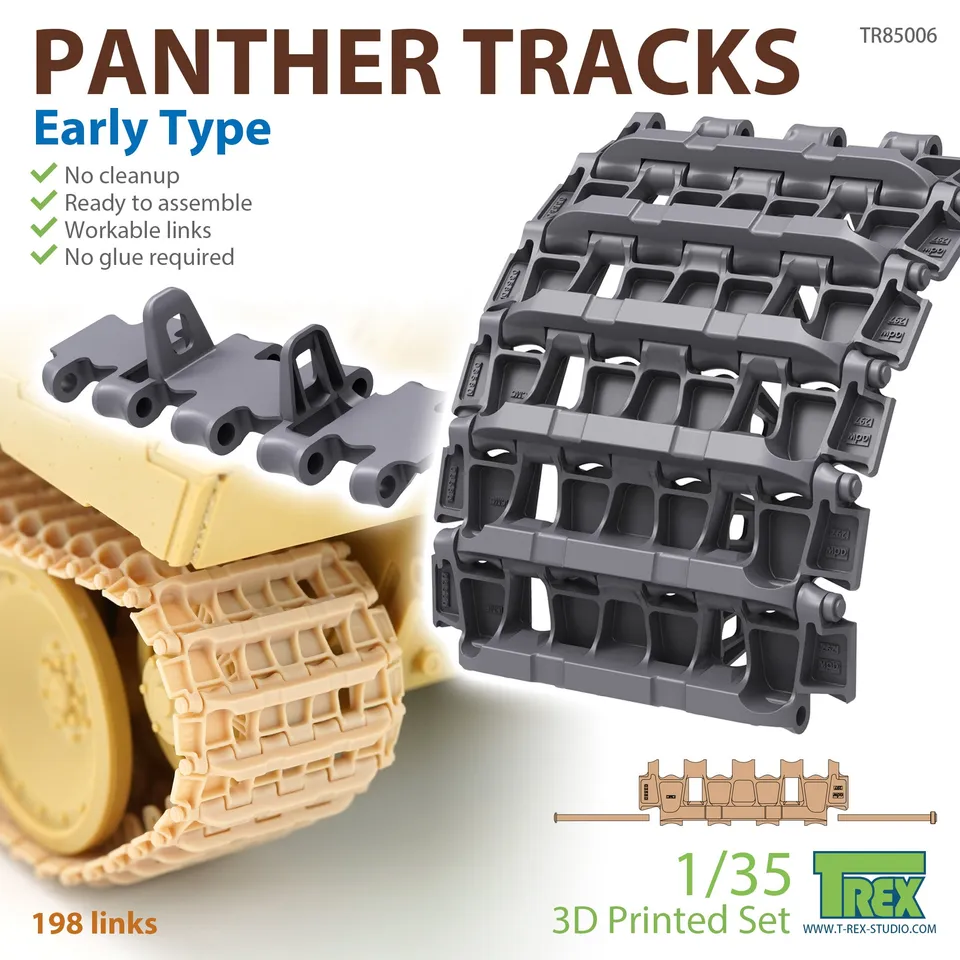 t-rex-85006-chenilles-panther-early-type-1-35-articul-es image 1