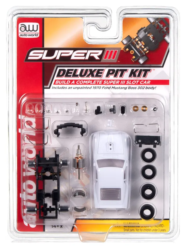 auto-world-super-iii-kit-slot-car-ford-boss-mustang-1970-ho image 1