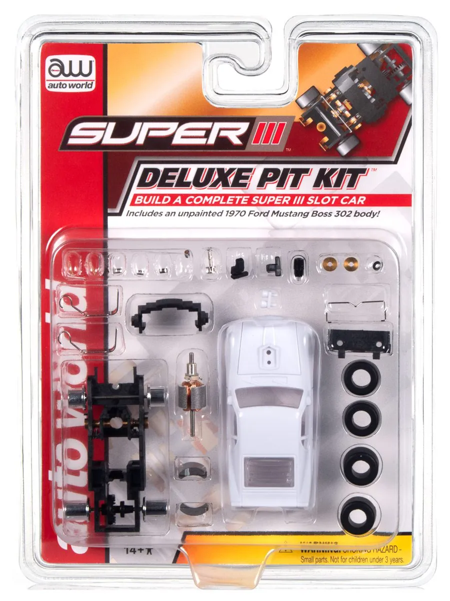 auto-world-super-iii-kit-slot-car-ford-boss-mustang-1970-ho image 1