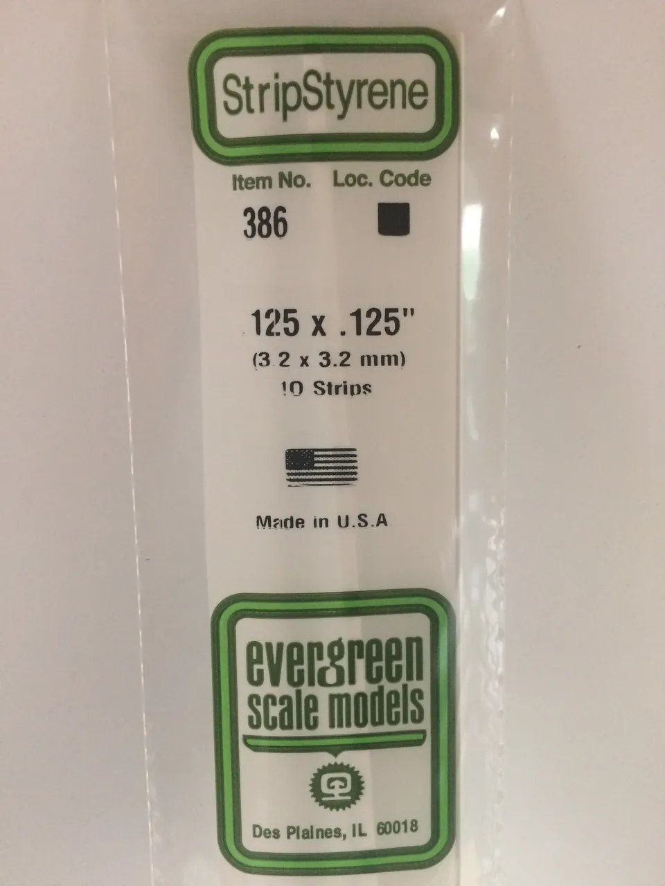 evergreen-strips-386-baguette-carr-3-2mm-lot-10-blanc image 1
