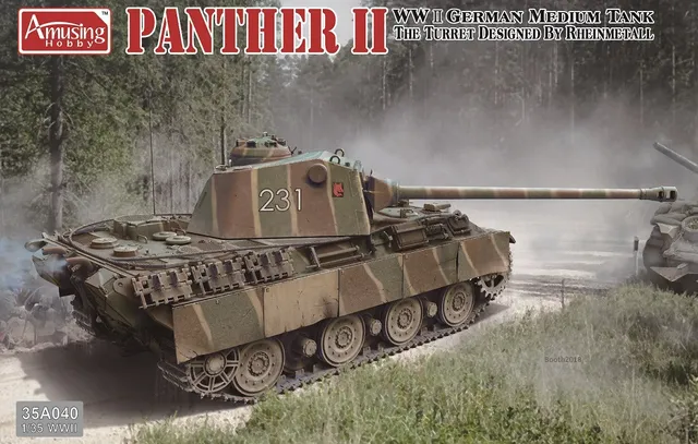 amusing-hobby-35a040-maquette-char-panther-ii-1-35 image 1