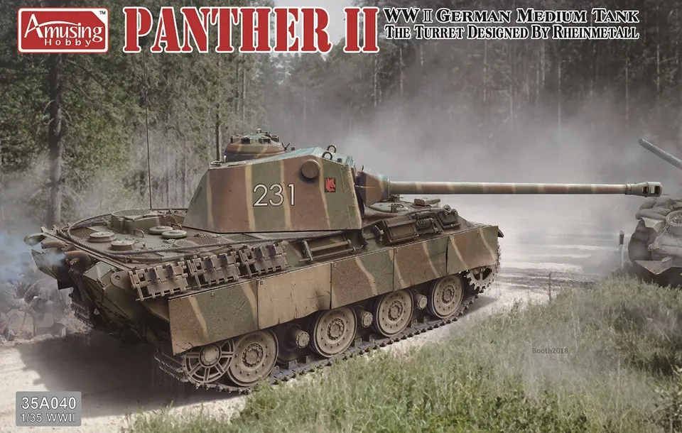 amusing-hobby-35a040-maquette-char-panther-ii-1-35 image 1