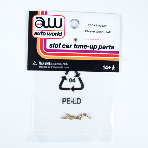 auto-world-xtraction-axe-pignon-cluster-rivet-slot-car-ho-x6 image 1