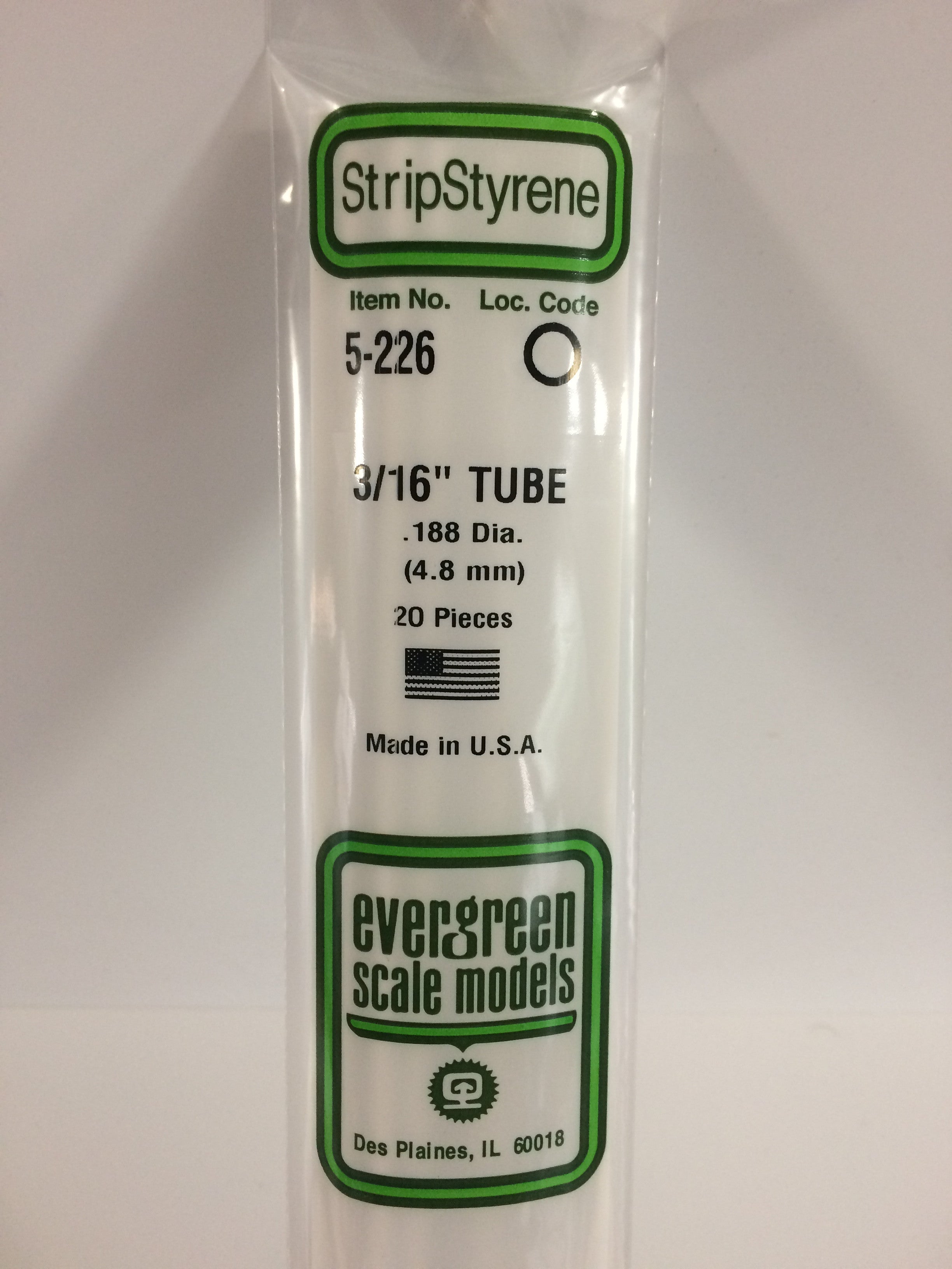 evergreen-rod-and-tube-226-tube-polystyr-ne-blanc-4-8-mm-x4 image 2