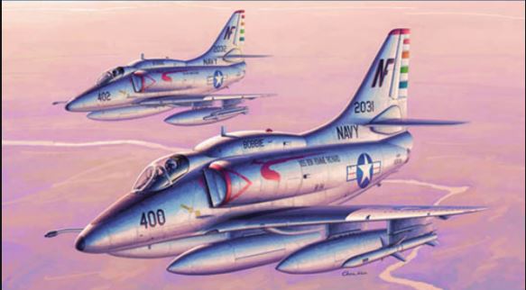 trumpeter-02267-1-32-maquette-avion-a-4f-skyhawk image 1