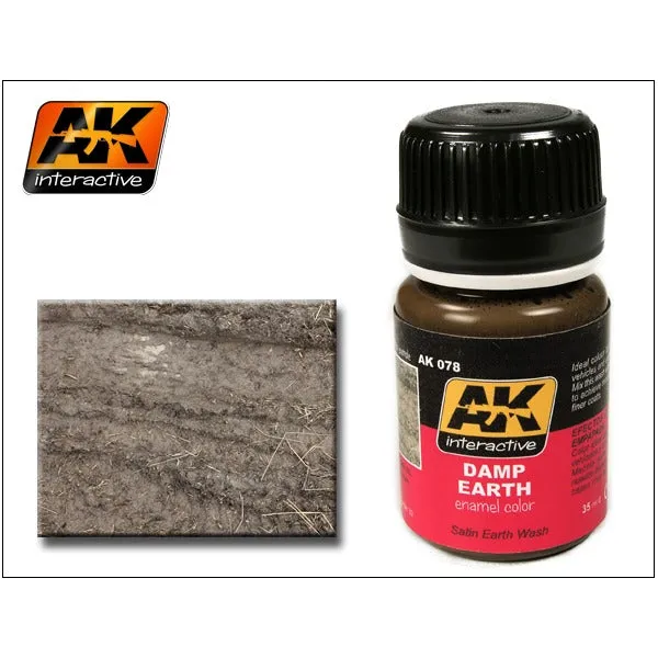 ak-interactive-078-damp-earth-peinture-enamel-weathering-35ml image 1