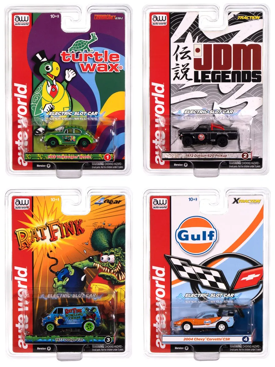 auto-world-pop-culture-voiture-slot-ho-1-64-version-b image 1