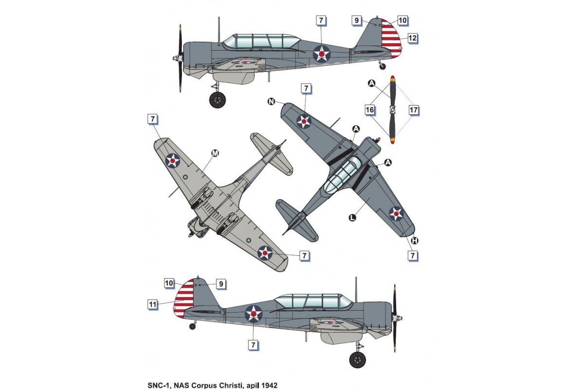 dora-wings-curtiss-snc-1-falcon-ii-1-48-kit-maquette-entra-nement image 6