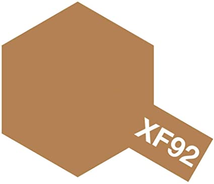 tamiya-xf92-jaune-brun-peinture-acrylique-mat-10ml-dak-1941 image 1