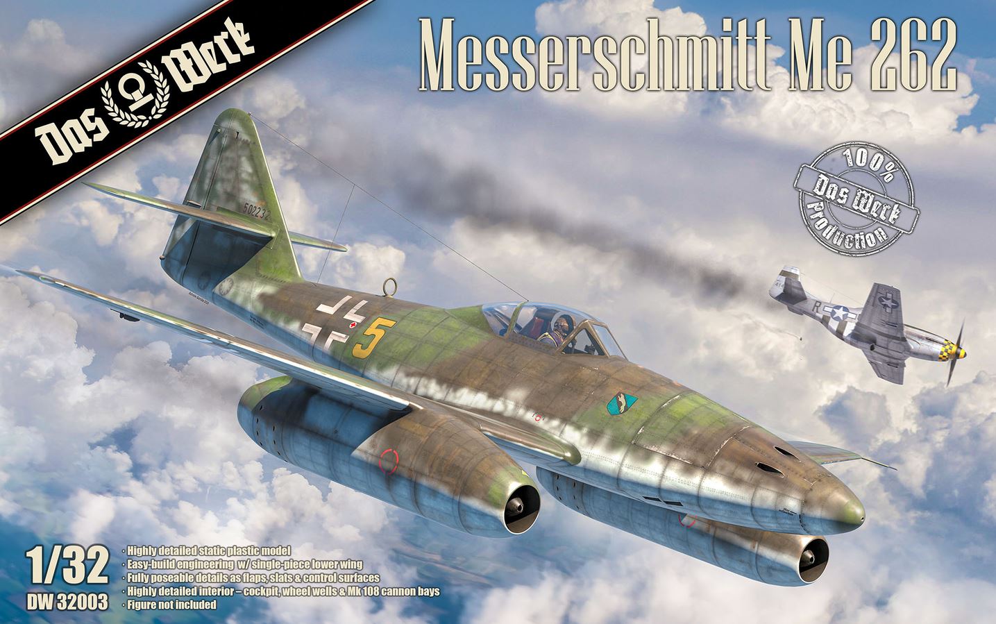 das-werk-dw32003-messerschmitt-me-262-maquette-avion-1-32 image 1