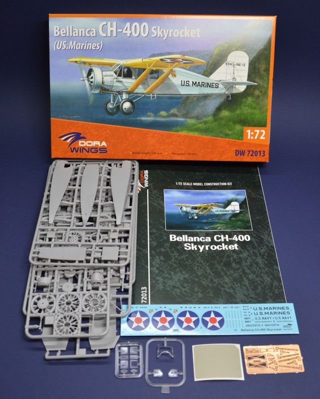 dora-wings-dw72013-bellanca-ch-400-skyrocket-maquette-avion-1-72 image 2