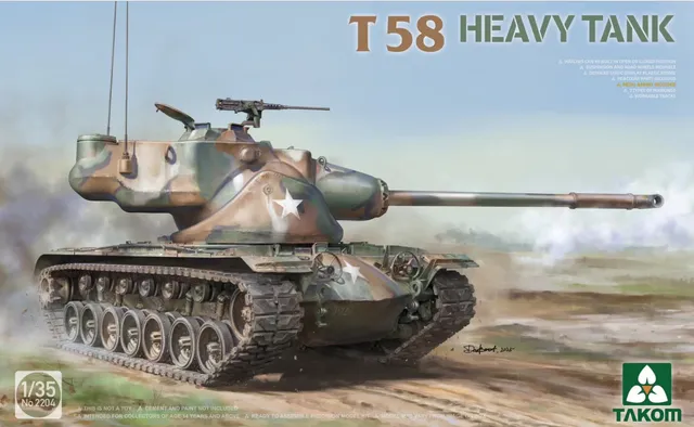 takom-2204-t58-heavy-tank-char-lourd-maquette-1-35 image 1