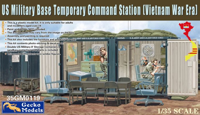 gecko-35gm0119-base-us-diorama-1-35-vietnam-commandement image 1